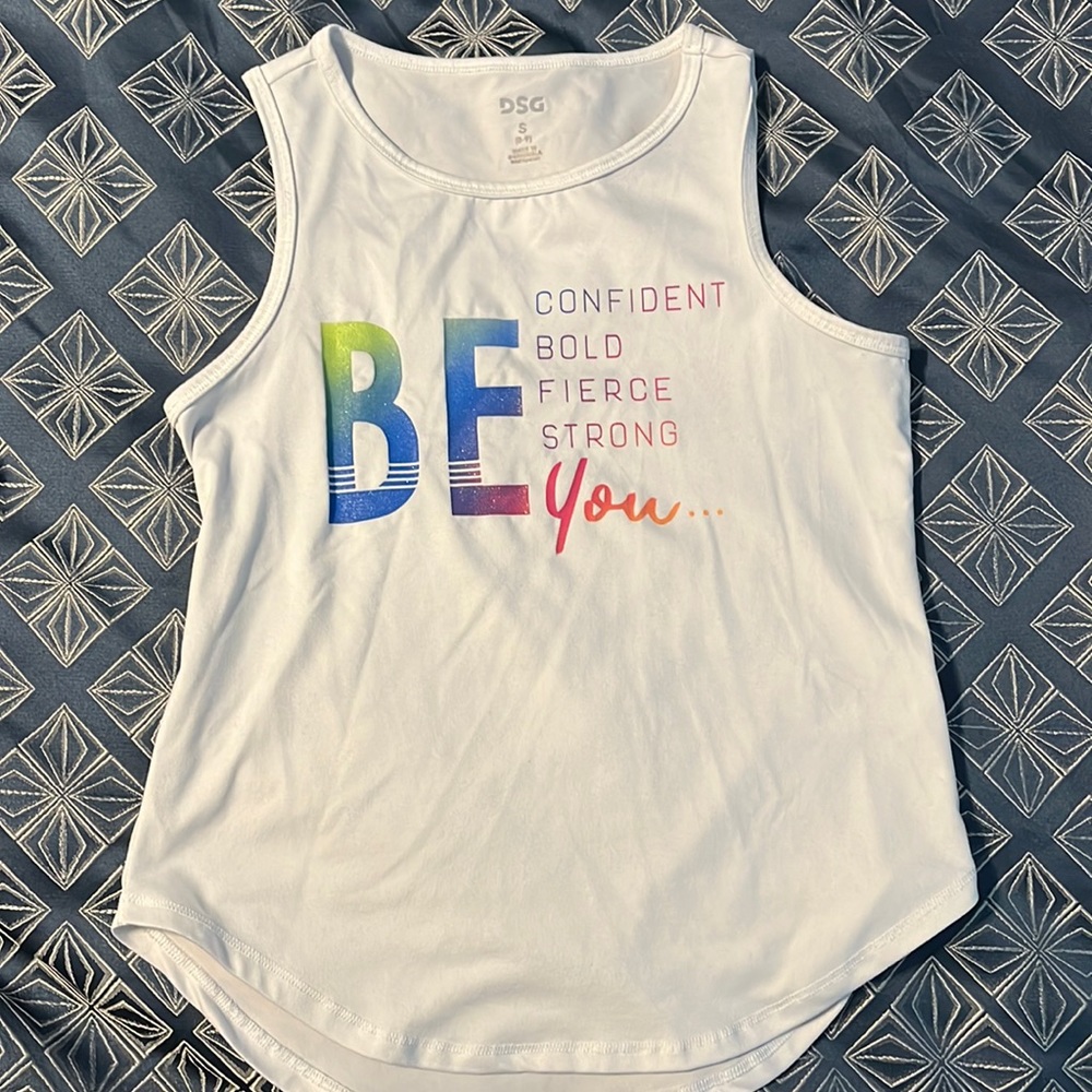 Girls workout tank-DSG-Be Confident!